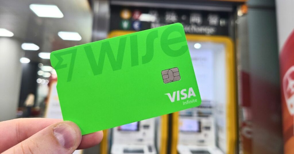Wise card in Korea with ATM money exchange